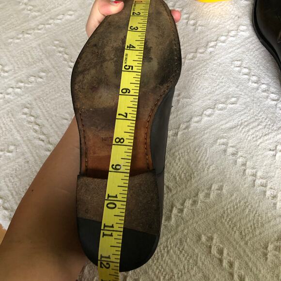 Magnanni Single-Monk Strap Dress Shoes 9 ½ B Burnished Dark Brown Leather Spain - Picture 12 of 12